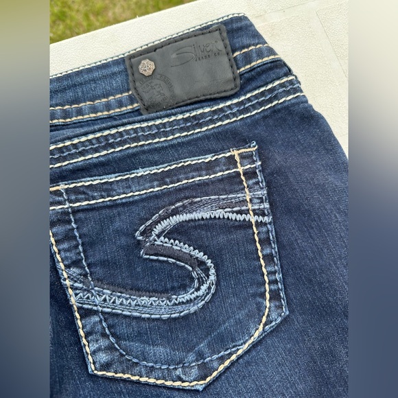 Silver Jean Crops - Size 29 - Picture 5 of 6